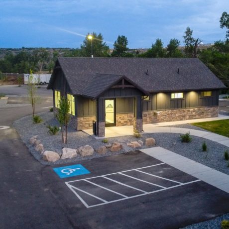 A spacious, pet-friendly dog park where guests can let their furry friends play and exercise at Riverside RV Luxury Resort in South Weber, Utah.